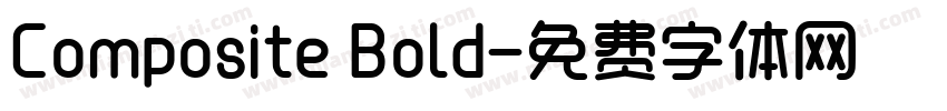 Composite Bold字体转换